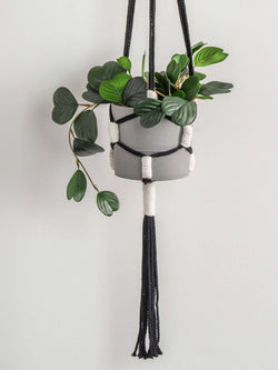 Craft Macrame Color Block Plant Hanger by Bernat Design Studio
