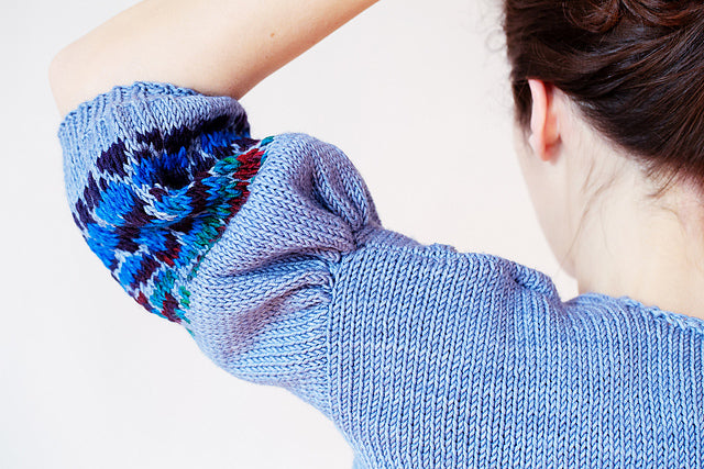 Balloon Sleeve Sweater by Gul Ozkurt