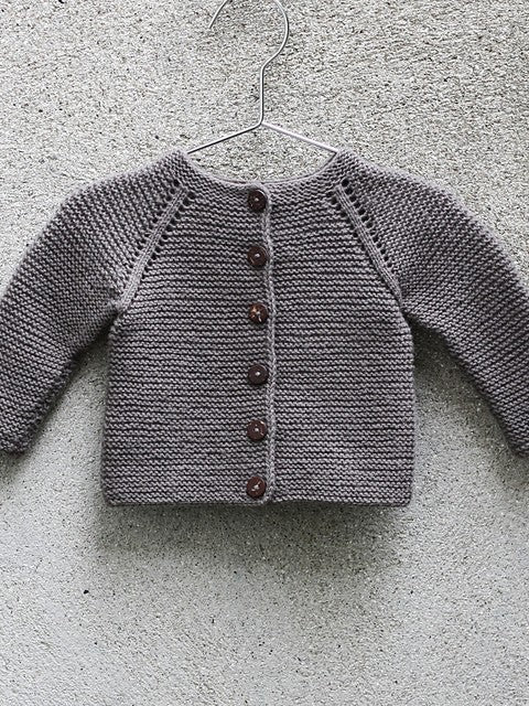 Garter Cardigan - Baby by Pernille Larsen