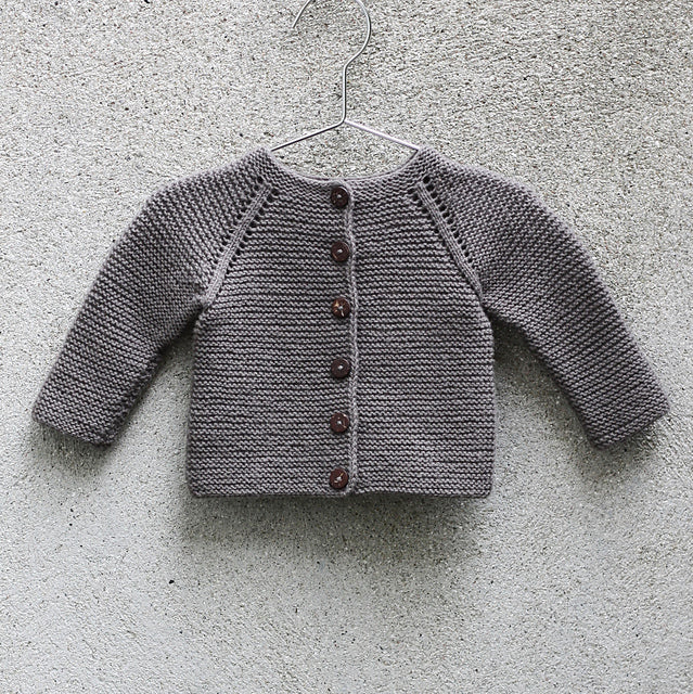 Garter Cardigan - Baby by Pernille Larsen