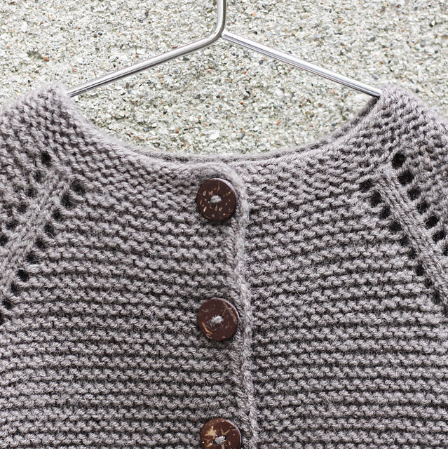 Garter Cardigan - Baby by Pernille Larsen