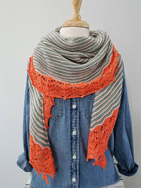 Cape Cod Shawl by Plucky Knitter Design