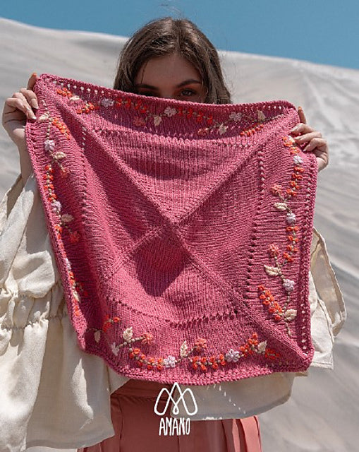 Lais Embroidered Bandana by Matthew Schrank