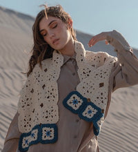 Adela Crochet Scarf by Laura Zukaite