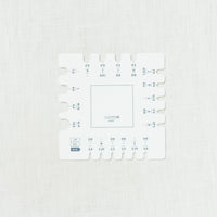 Clover Swatch Ruler and Needle Gauge