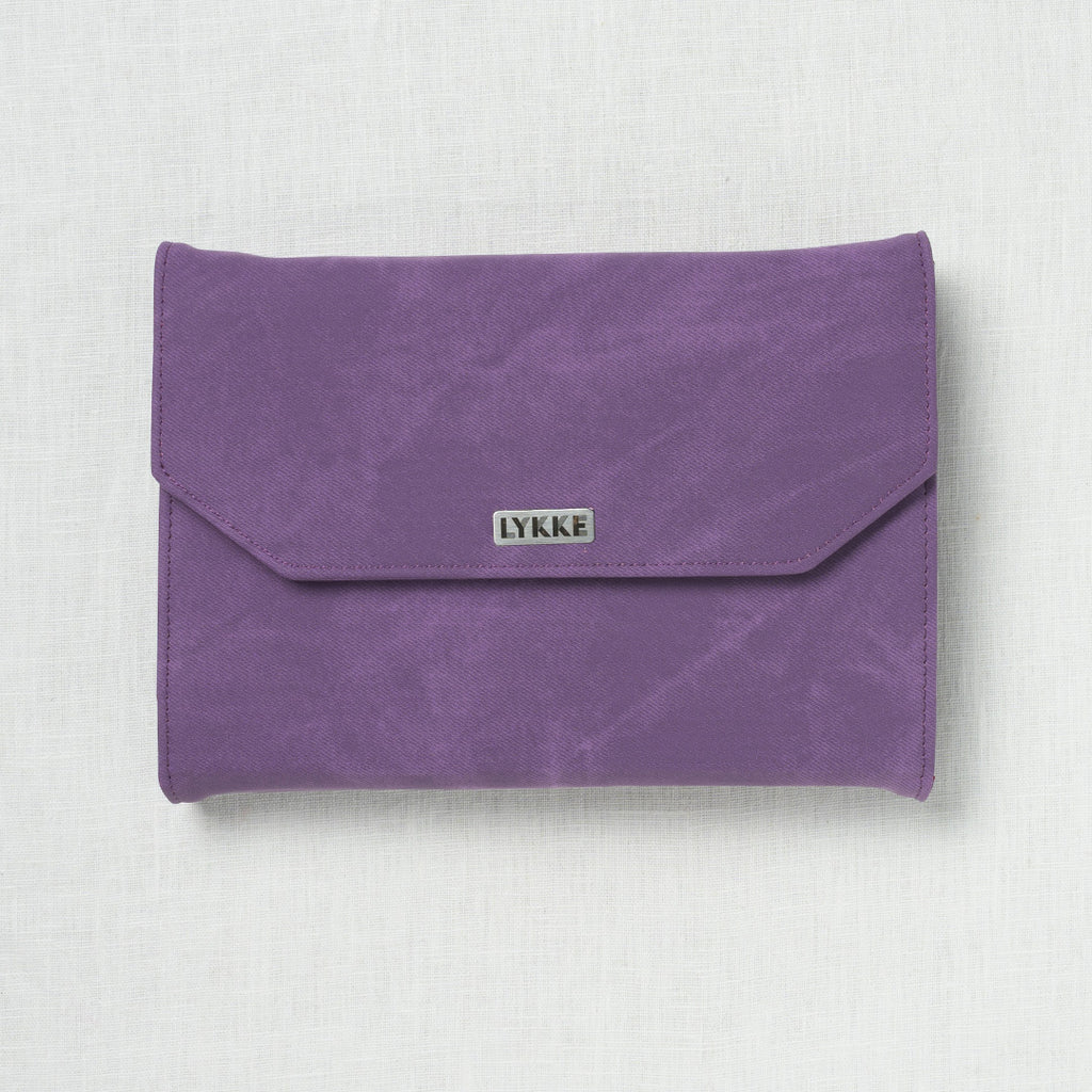 Lykke Indigo 5" Interchangeable Circular Needle Set, Violet Denim Case