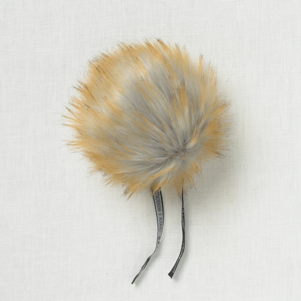 Lovafur Luxe Faux Fur Pom Cornflower Raccoon