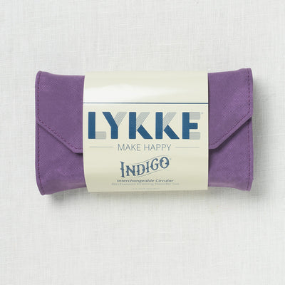 Lykke Indigo 3.5" Interchangeable Circular Needle Set, Violet Denim Case