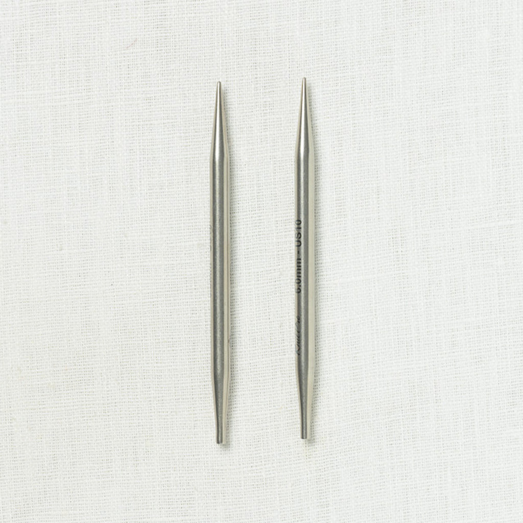 KnitPro (Knitter's Pride) Mindful Collection Lace Stainless Steel Interchangeable Needles 5" (Limited Edition)
