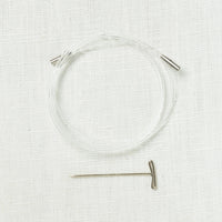 ChiaoGoo Spin Nylon Interchangeable Cable, Small (fits US 2-8 needles) (Limited Edition)