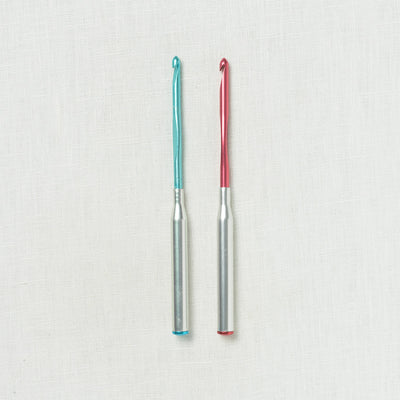 Susan Bates Silvalume Super Lightweight Aluminum Crochet Hook 2 Pack (Discontinued)