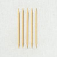 Clover Takumi Bamboo Double Point Needles 7"