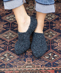 Cozy Slipper Socks by Churchmouse Yarns and Teas