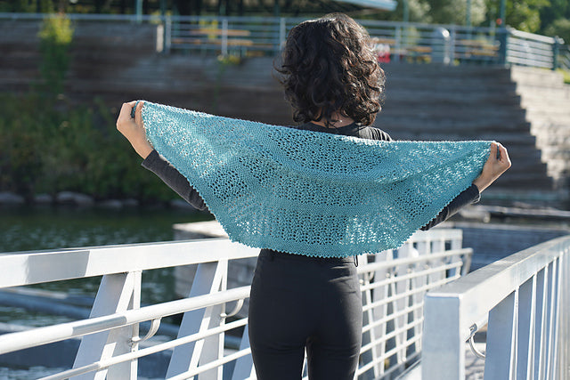 Jadeite Garden Shawl by Shannon Dunbabin