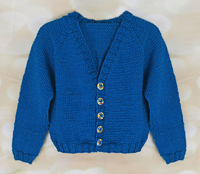 Classic Kids Cardigan by Cheryl Beckerich