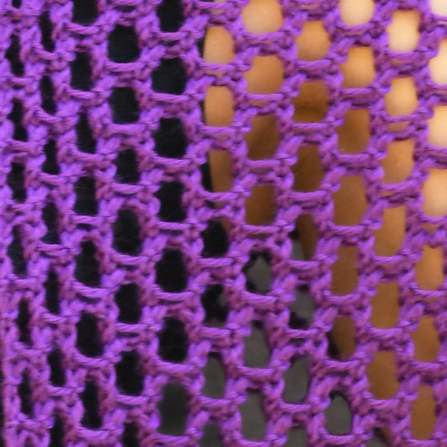 Grape Mesh Lace Wrap by Shannon Dunbabin