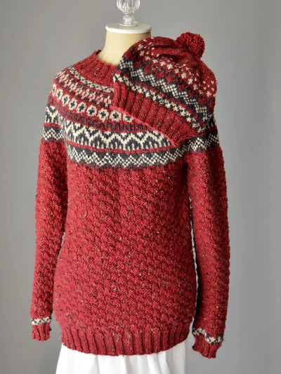 Asheville Sweater and Hat by Amy Gunderson