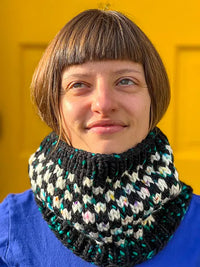 Check Check Hats + Cowl by Sarah E. Chapman