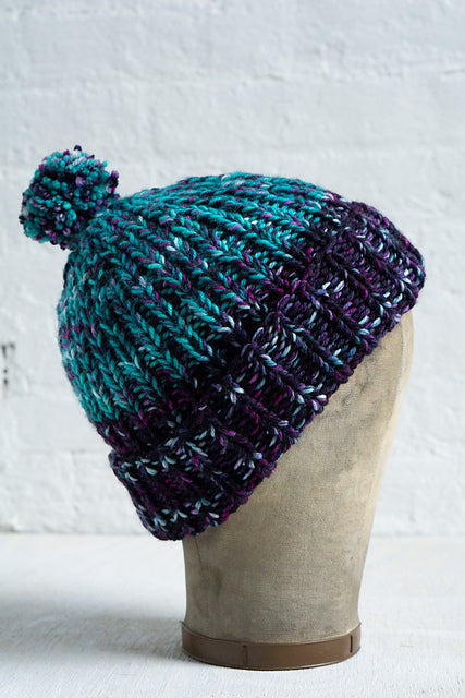 Simple Ribbed Hat by Fairmount Fibers Design Team