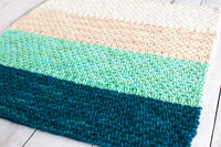 Simple Bulky Moss Stitch Baby Blanket by Fairmount Fibers Design Team