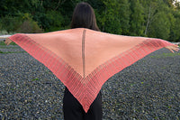 Tonal Triangle Shawl by Nancy Lekx