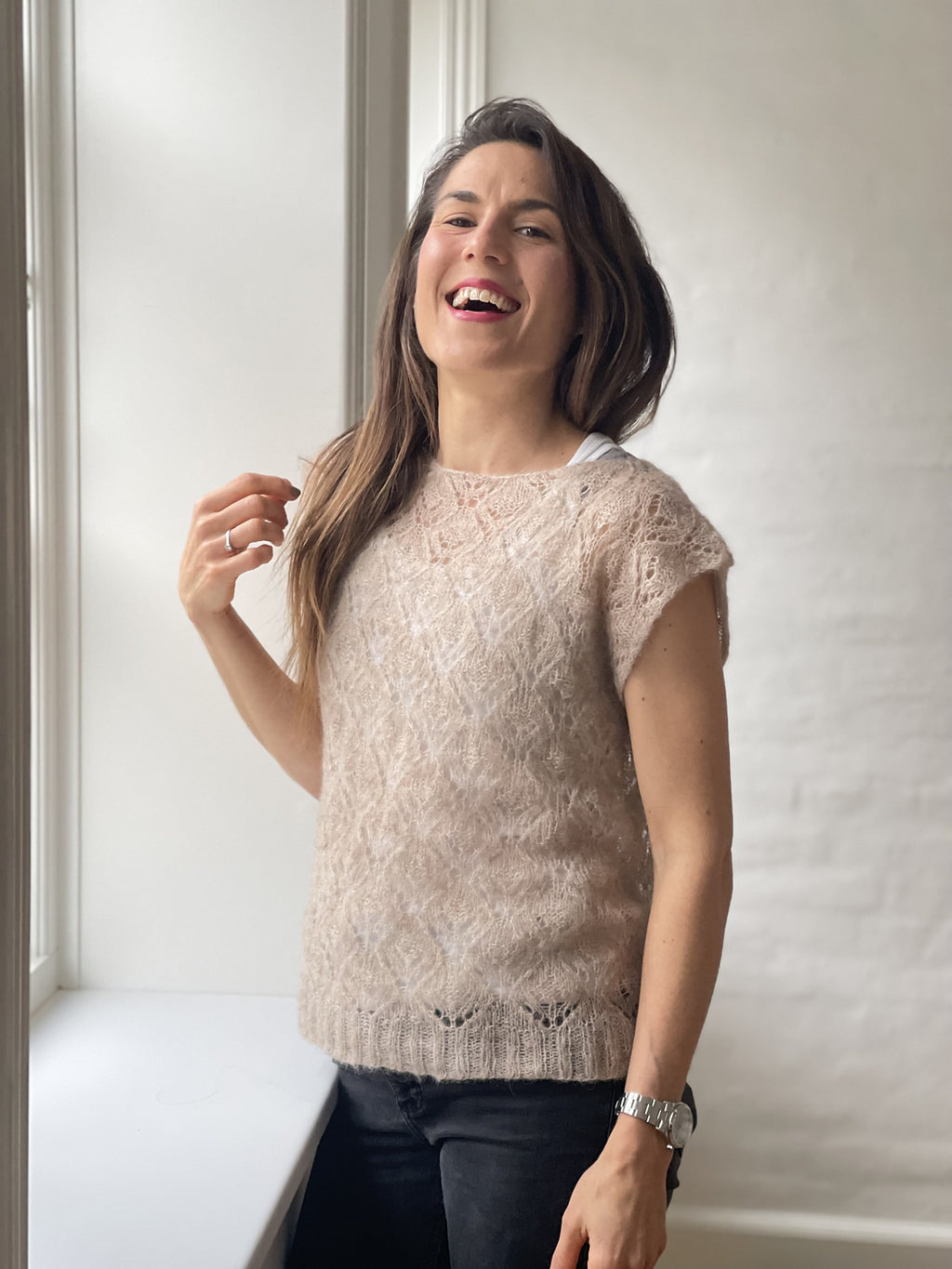 Hydrangeas Top in Midnatssol by Trine Meulengracht