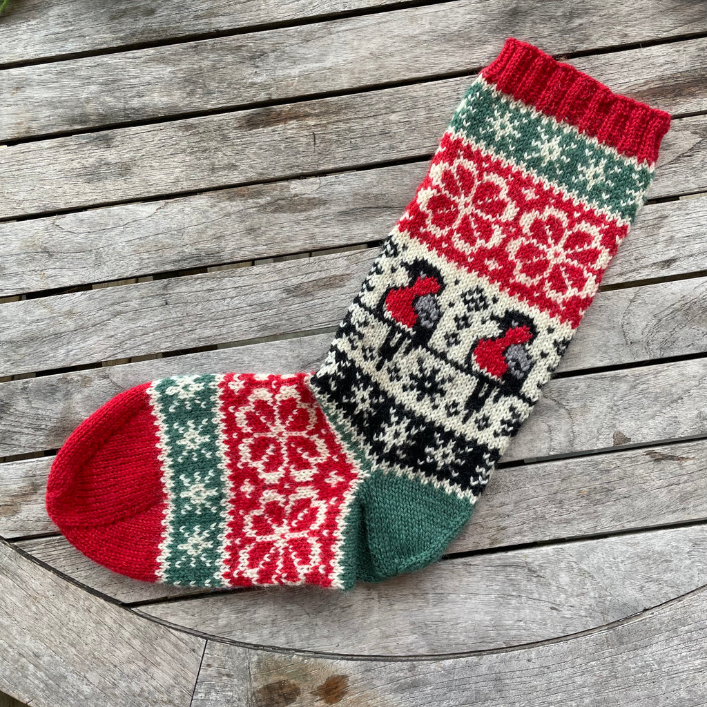 Dompap (Bullfinch) Stocking by Arne & Carlos