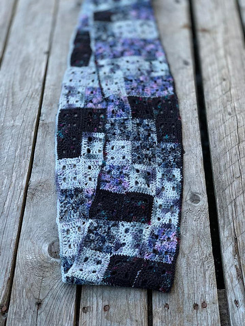 Ice Cube Scarf/Cowl by Joanna J Clayson