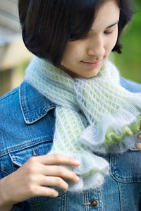 Two Way Ruffle Scarf by Churchmouse Yarns and Teas