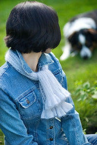 Two Way Ruffle Scarf by Churchmouse Yarns and Teas