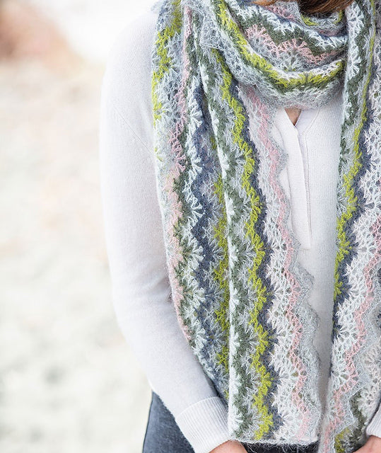 Vintage Wrap & Scarf by Churchmouse Yarns and Teas