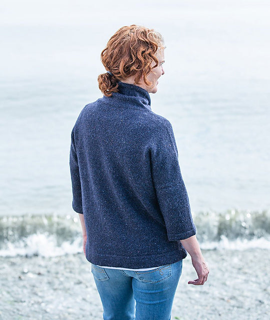 Funnel Neck Pullover by Churchmouse Yarns and Teas
