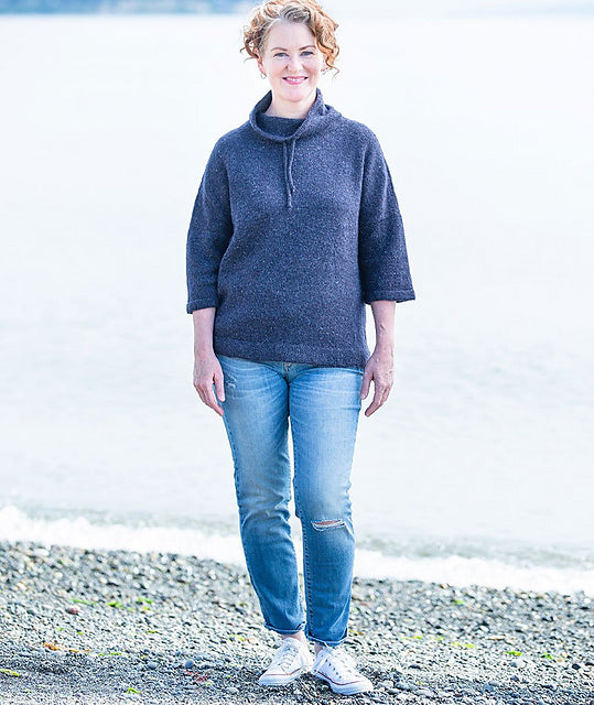 Funnel Neck Pullover by Churchmouse Yarns and Teas