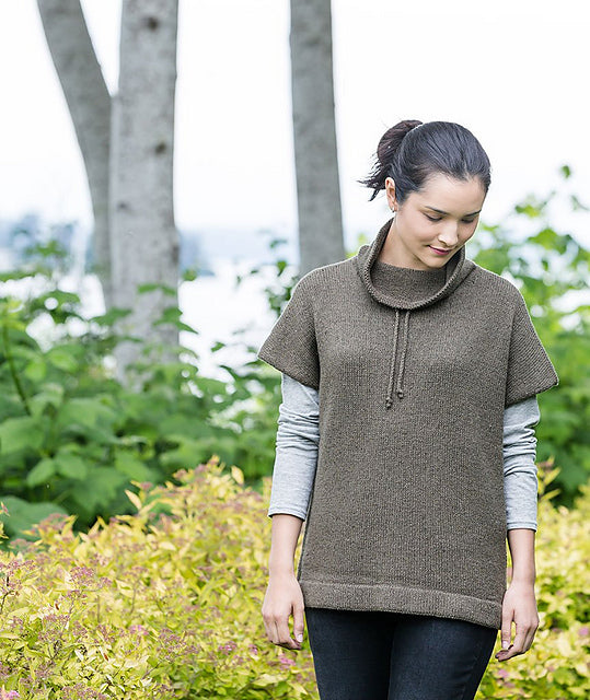 Funnel Neck Pullover by Churchmouse Yarns and Teas