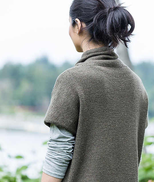 Funnel Neck Pullover by Churchmouse Yarns and Teas