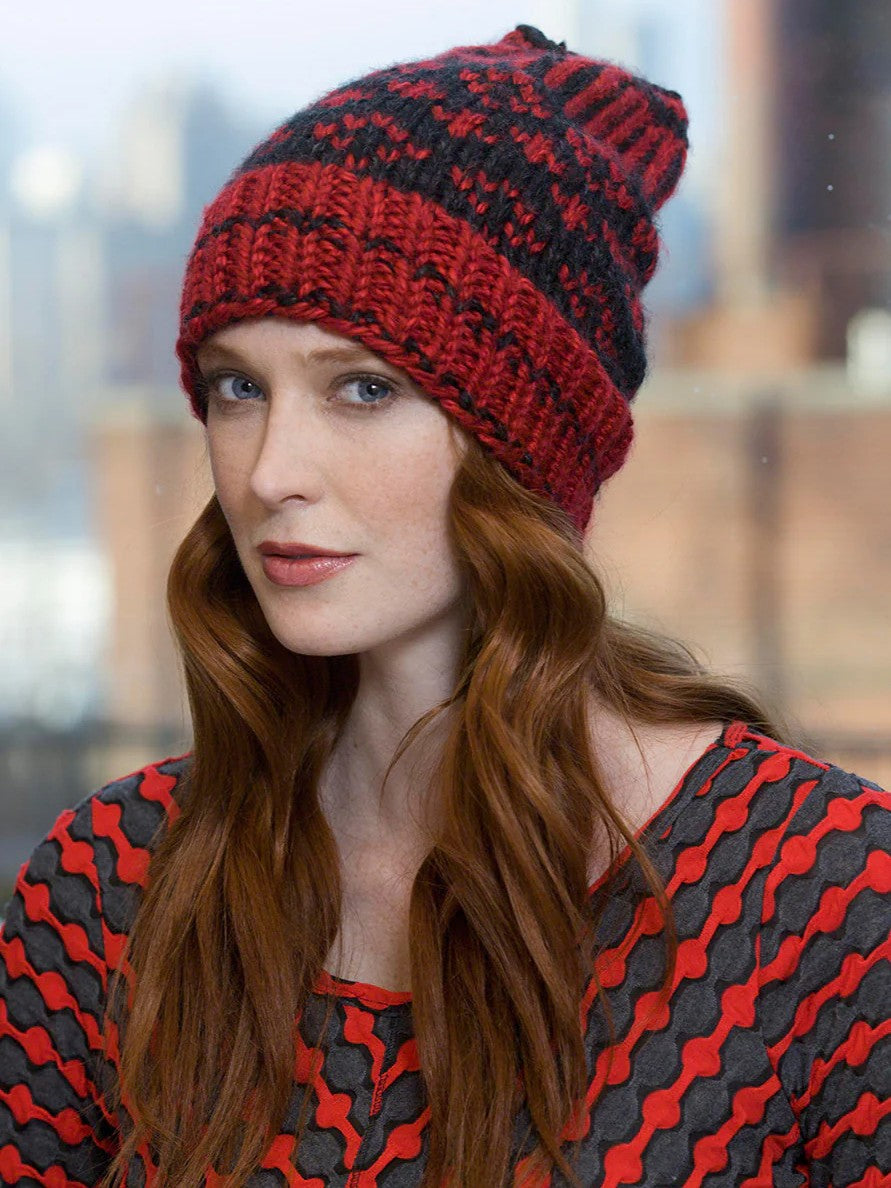Ski Lodge Cap (Knit) by Lion Brand Yarn