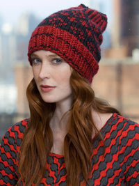 Ski Lodge Cap (Knit) by Lion Brand Yarn