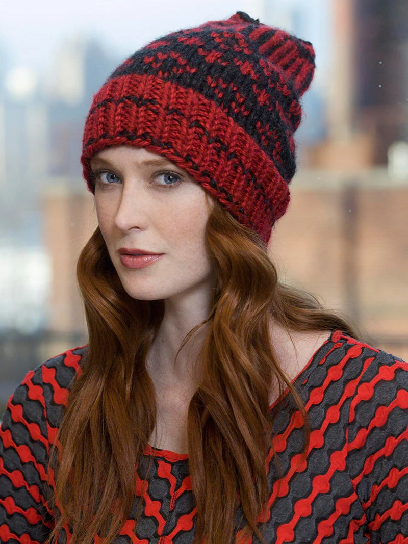 Ski Lodge Cap (Knit) by Lion Brand Yarn