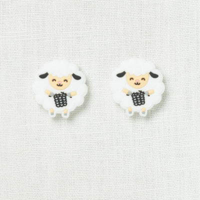 Fox & Pine Small Needle Stitch Stoppers, Knitting Sheep