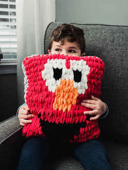 Elmo Smile Pillow (Crafts) by Lion Brand Yarn