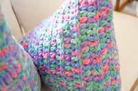Pyramid Pillows (Knit) by Lion Brand Yarn