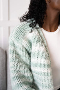 Cropped Cardigan (Knit) by Lion Brand Yarn