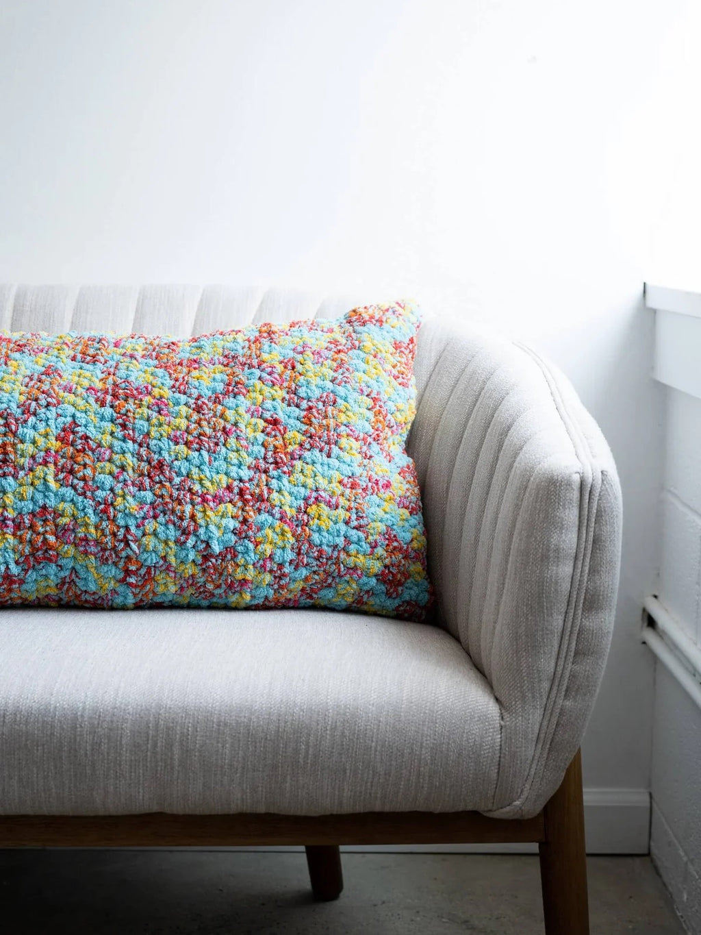 Rectangle Pillow (Crochet) by Lion Brand Yarn