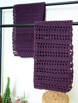 Kitchen Towel Set (Crochet) by Lion Brand Yarn