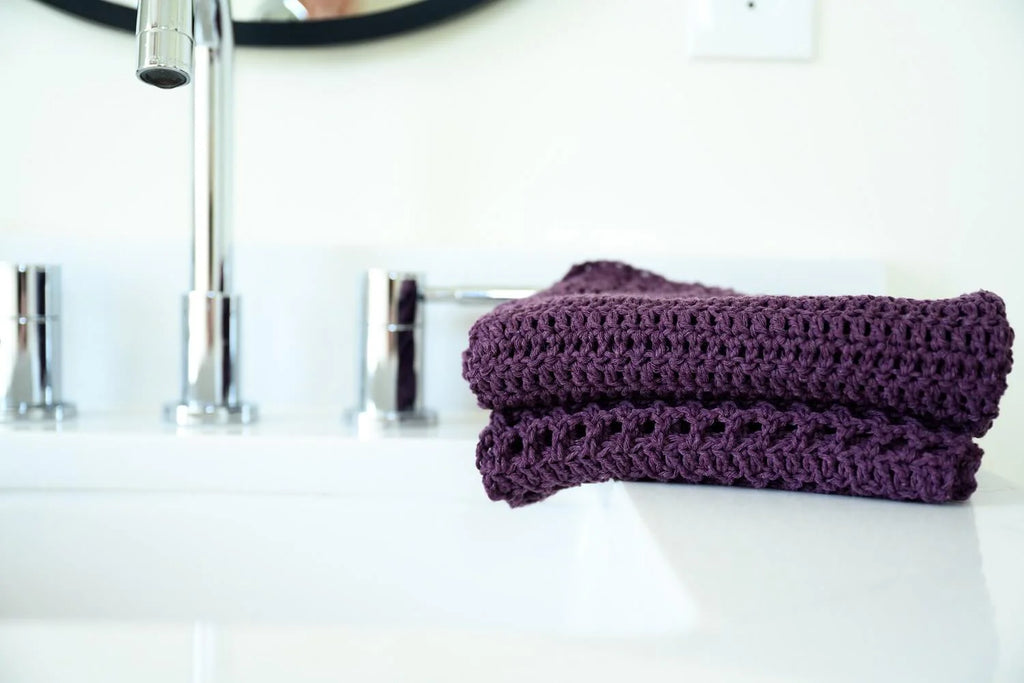 Kitchen Towel Set (Crochet) by Lion Brand Yarn
