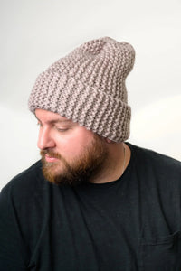 InstaKnit™ Slouchy Sideways Hat (Knit) by Lion Brand Yarn