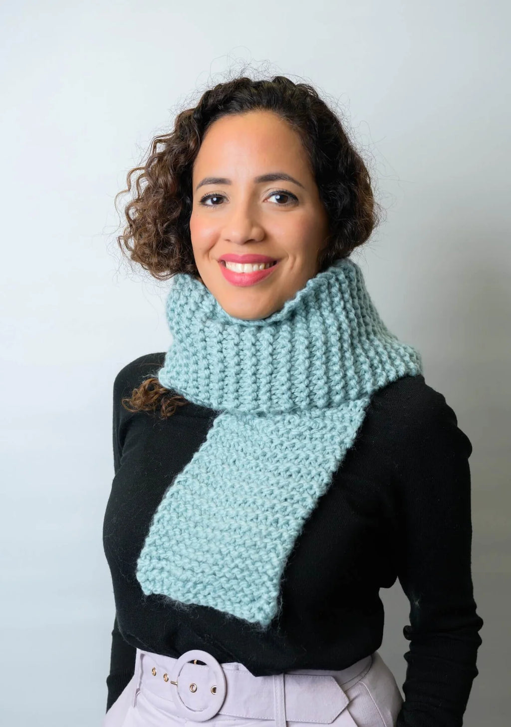 InstaKnit™ Thick Scarf (Knit) by Lion Brand Yarn