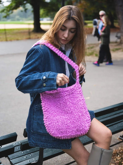 Shoulder Bag (Knit) by Lion Brand Yarn