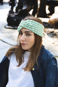 Twisted Headband (Crochet) by Lion Brand Yarn