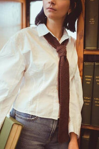 Seed Stitch Tie
